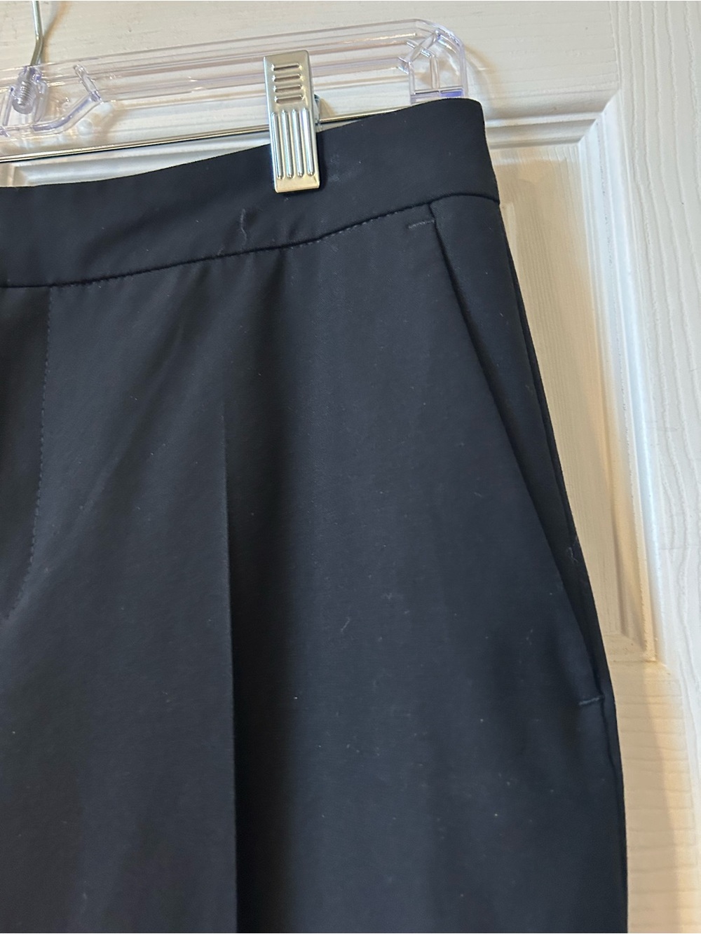 Black Slim Fit Pants - Picture 4 of 5